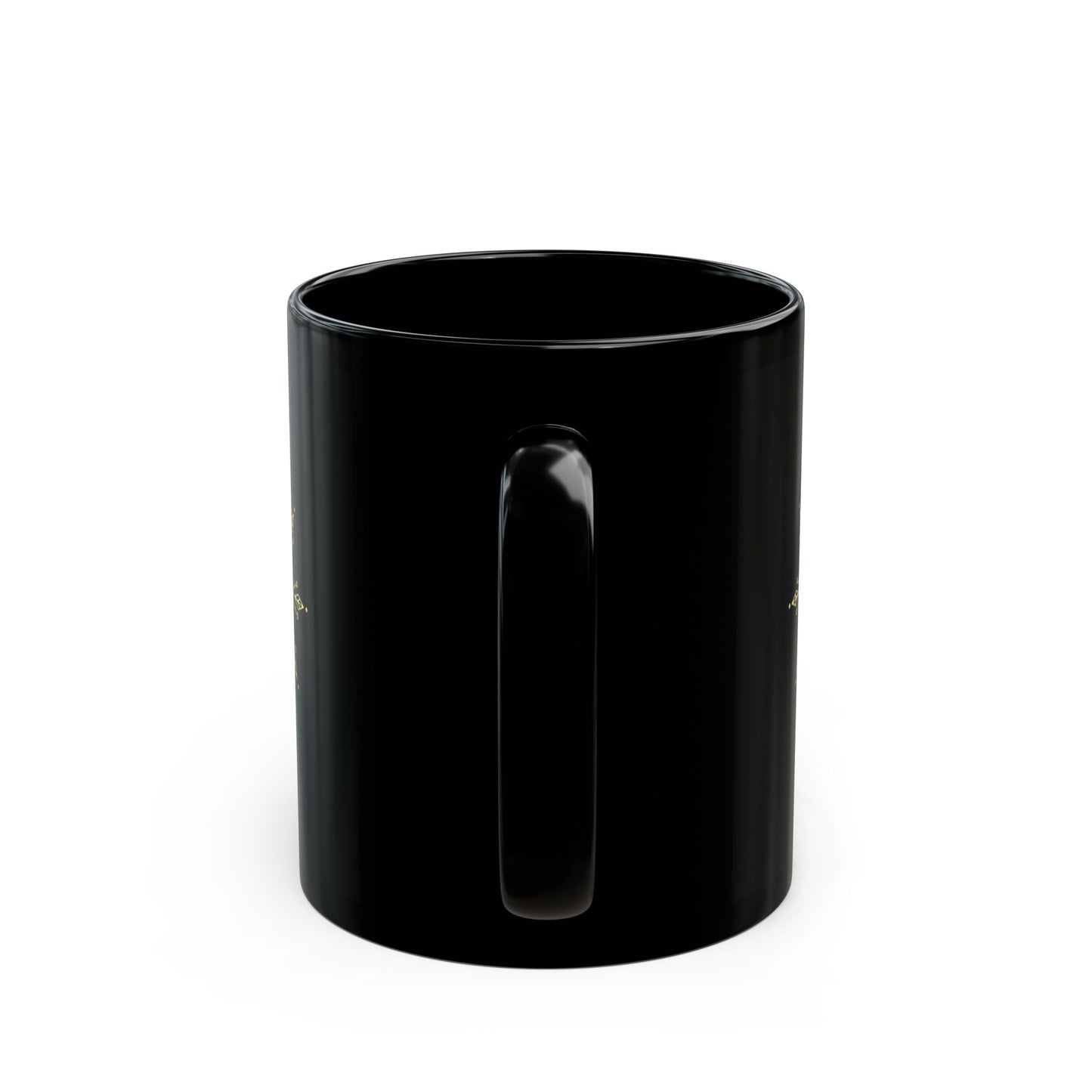 Black Mug flocons (11oz, 15oz)